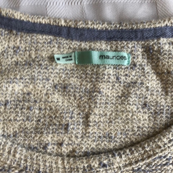Maurice’s Cream and Light Blue Sweater - Picture 2 of 7